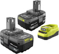 ONE+ 18V Lithium-Ion 4.0 Ah Battery (2-Pack) and Charger Kit, 1 (PSK006)