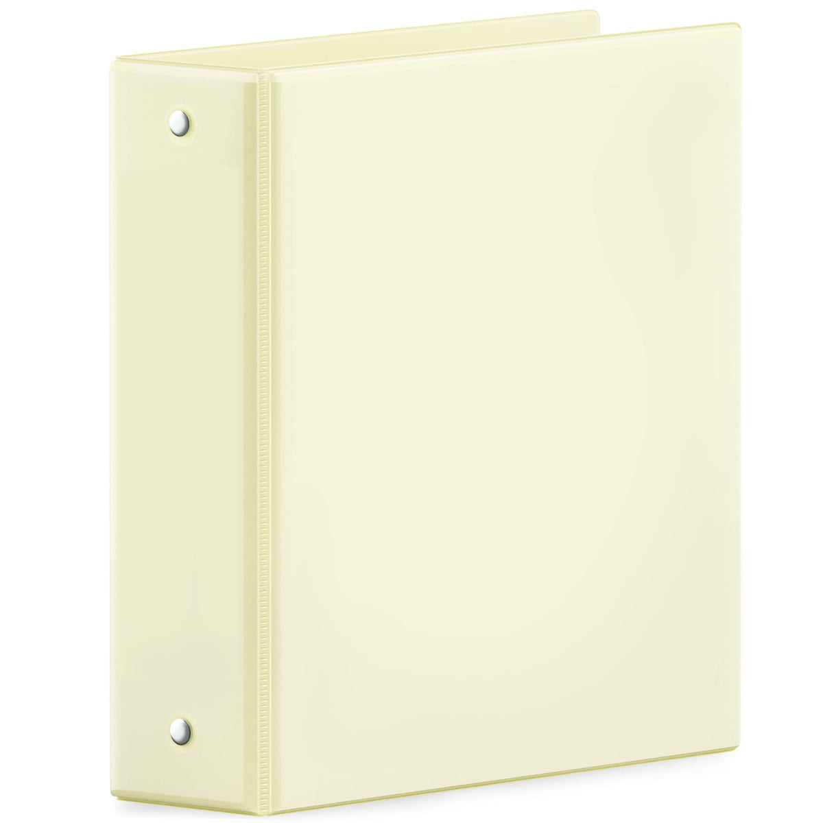 SUNEE 3 Ring Binder 1/2 Inch 1 Pack, Clear View Binder Three Ring PVC-Free (Fit 8.5x11 Inches) for School or Office Supplies, Black