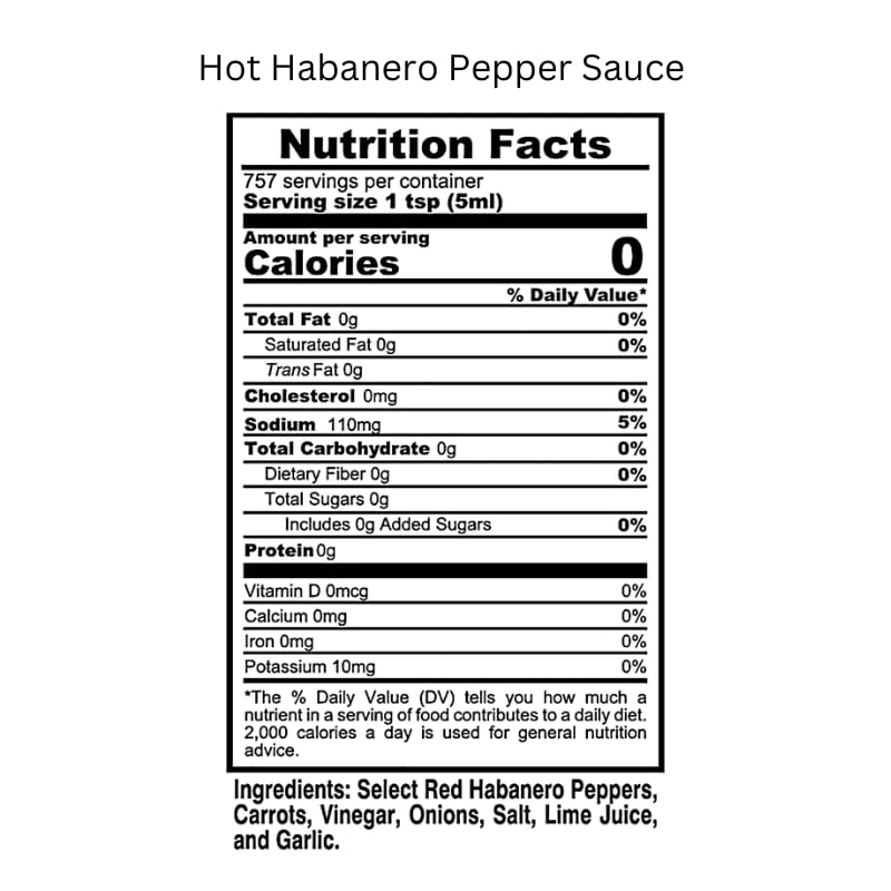 Marie Sharp's HOT and Green Habanero Pepper Sauce 10oz