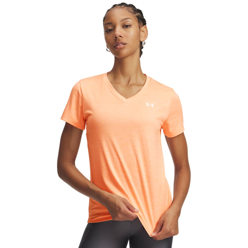 Under Armour Women's Tech Twist V Neck Short Sleeve T-Shirt