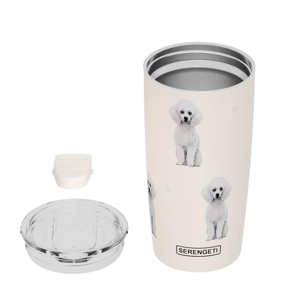 SERENGETI Australian Shepherd 20 Oz. Stainless Steel, Vacuum Insulated Tumbler with Spill Proof Lid - 3D Print - Insulated Travel mug for Hot or Cold Drinks (Australian Shepherd Tumbler)