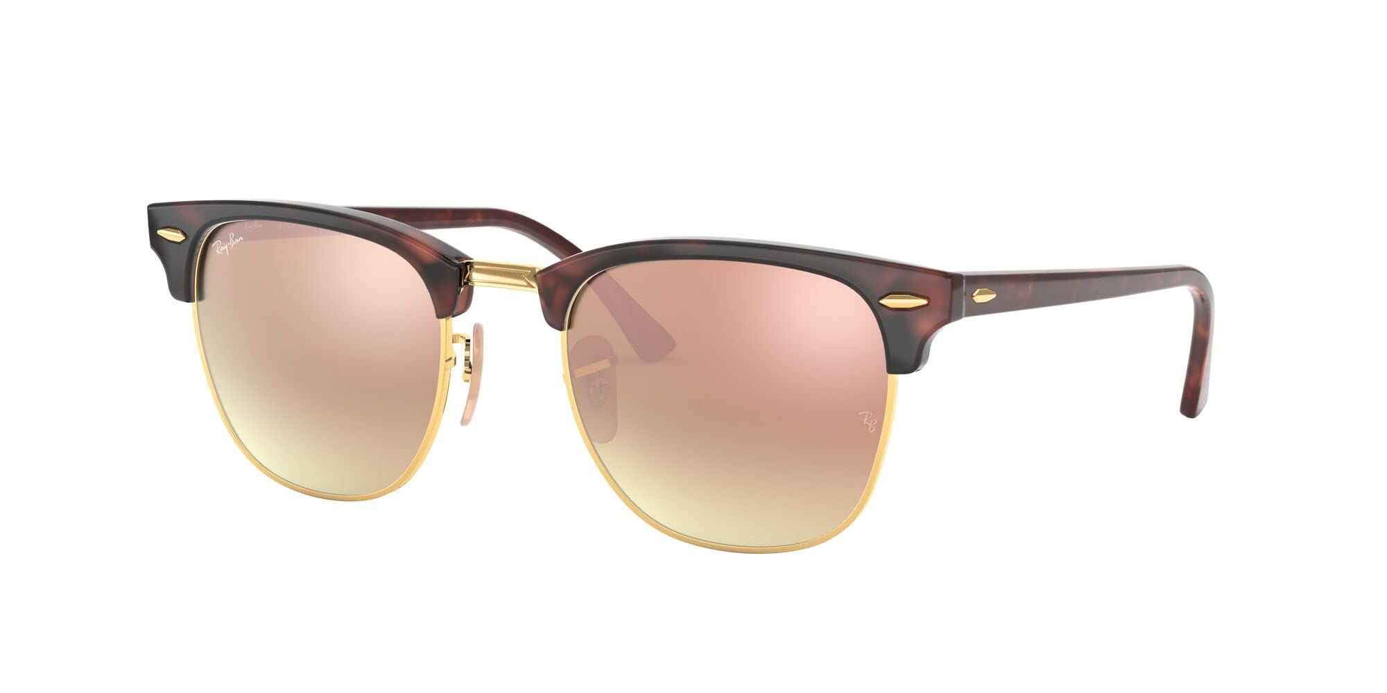 Ray-Ban RB3016 Clubmaster Classic Square Sunglasses for Men for Women