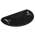 OmySalon 1/2'' Thick Anti Fatigue Mat for Hairstylist Standing, 3'x5' Barber Floor Matt with Scissor Under Salon Chair, Hair Cutting Hairdressing Equipment