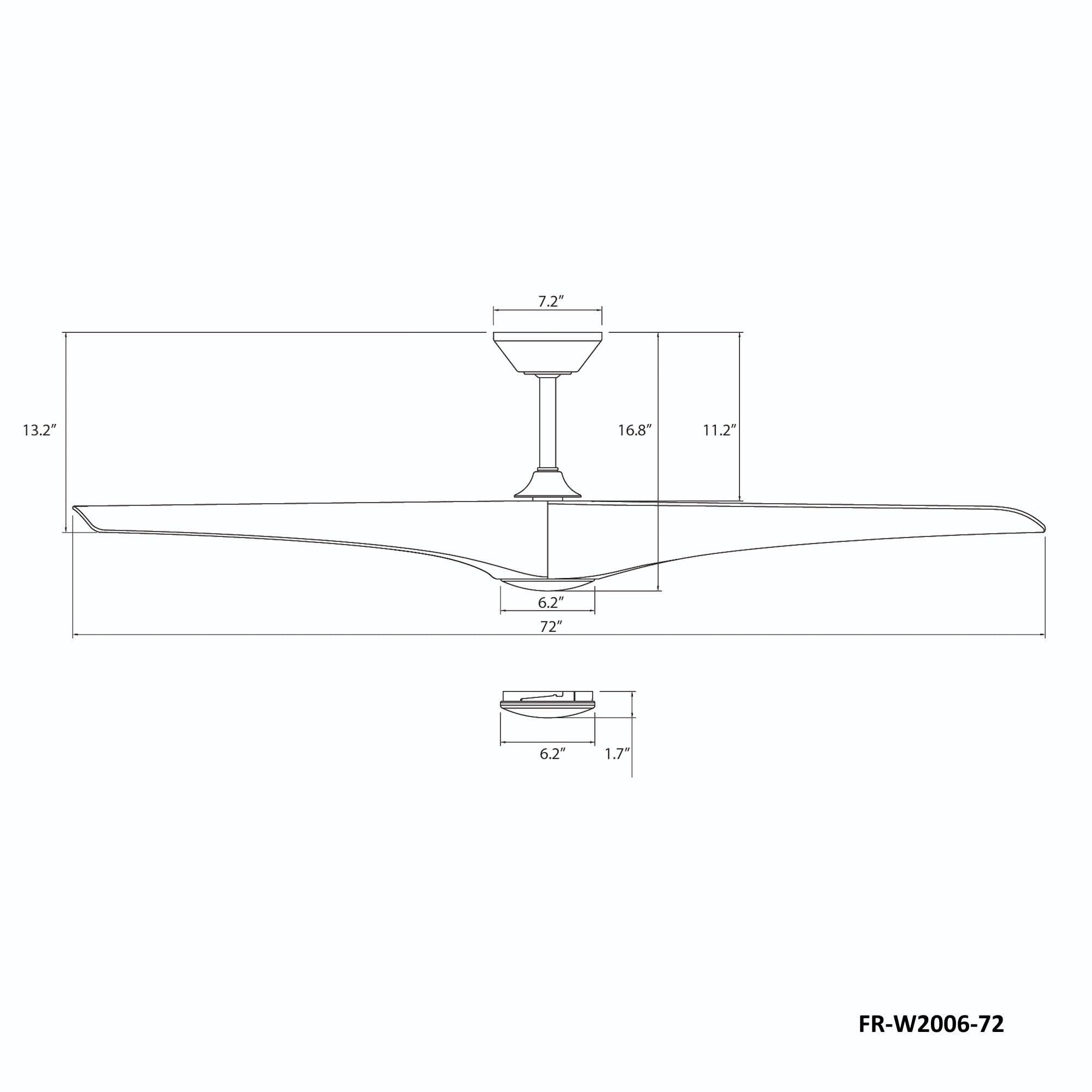 Modern Forms Zephyr Smart Indoor and Outdoor 3-Blade Ceiling Fan 52in Bronze/White Oak with Adjustable CCT 2700K-3000K-4000K-5000K LED Light Kit and Remote Control