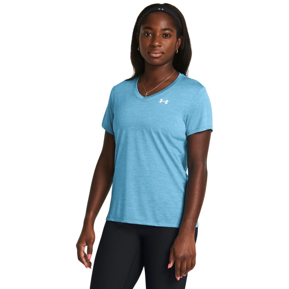 Under Armour Women's Tech Twist V Neck Short Sleeve T-Shirt
