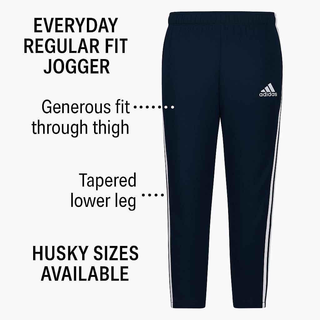 adidas Boys' Everyday Trainer Loose Fit Tapered Ankle Pants