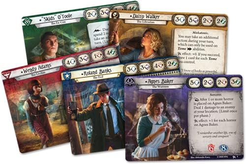 Asmodee Arkham Horror The Card Game Revised Core Set - Investigate Mysteries in a Lovecraftian Cooperative LCG, Ages 14+, 1-4 Players, 1-2 Hour Playtime