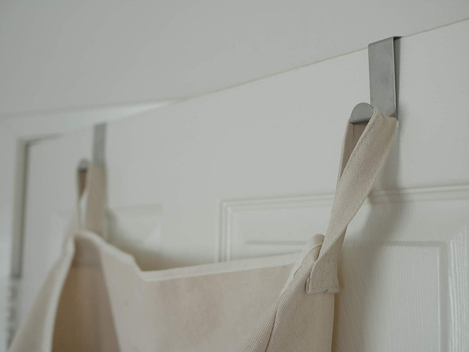 Laundry Collector, Laundry Hamper, Door Hanging Laundry bag with hooks (Army green, 65Liters)