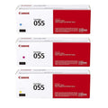 Canon Genuine 055 CMY Color Toner Cartridge Set, Cyan Magenta & Yellow 3-Pack