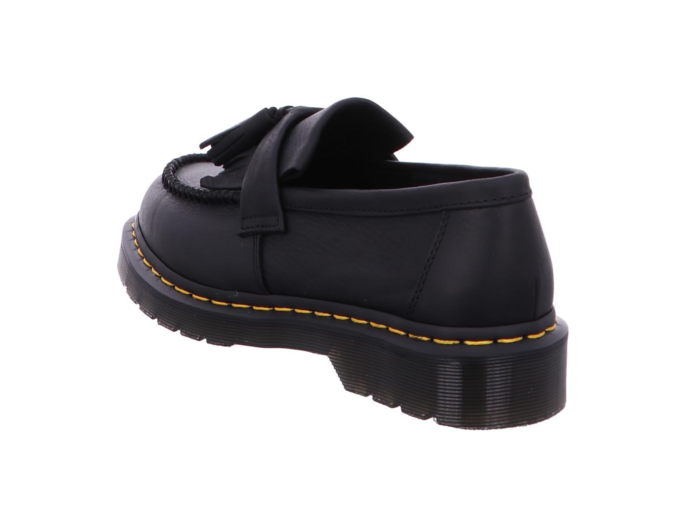 Dr. Martens Unisex Adult Adrian Yellow Stitch Leather Loafers