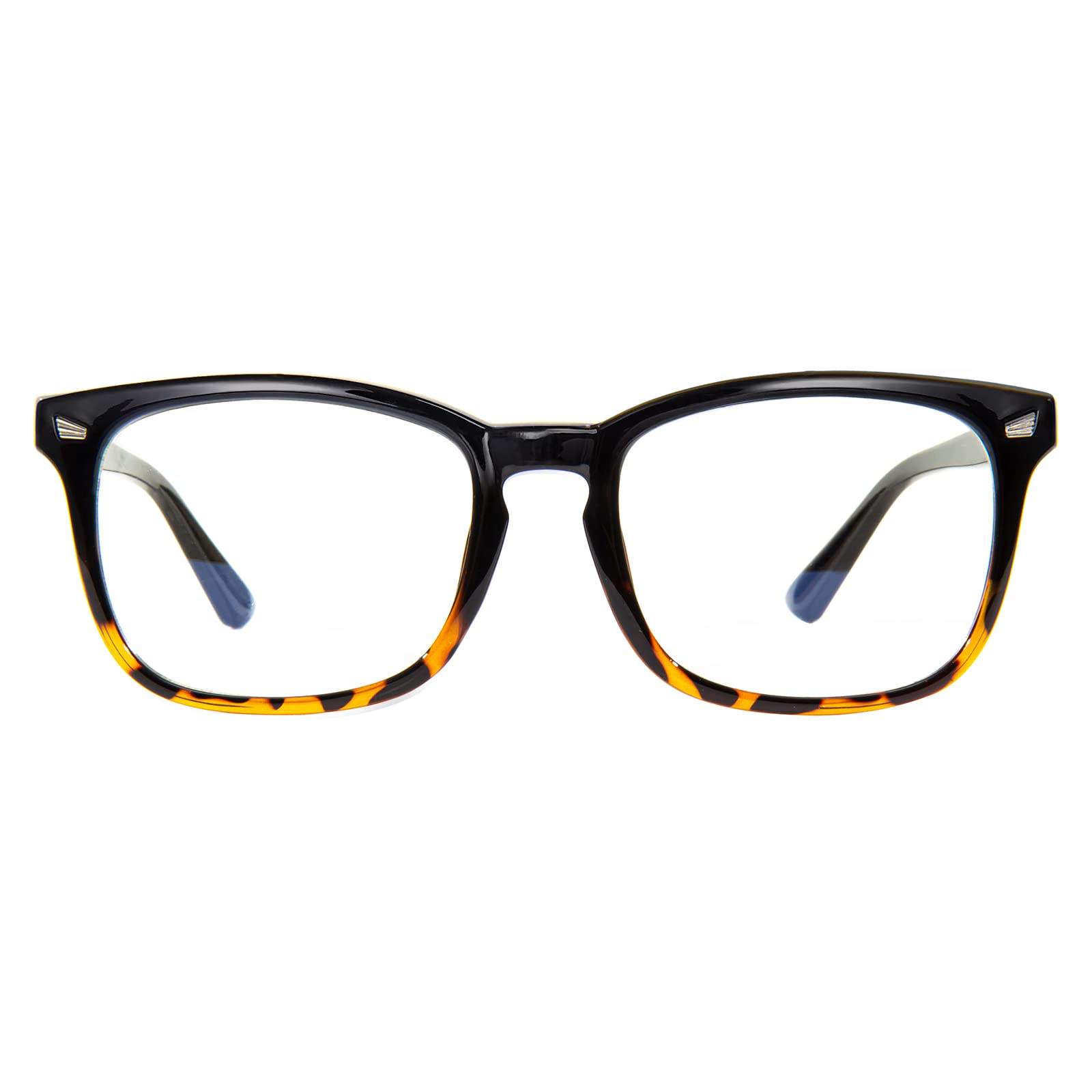 MAXJULI Blue Light Blocking Glasses,Computer Reading/Gaming/TV/Phones Glasses for Women Men(Transparent)