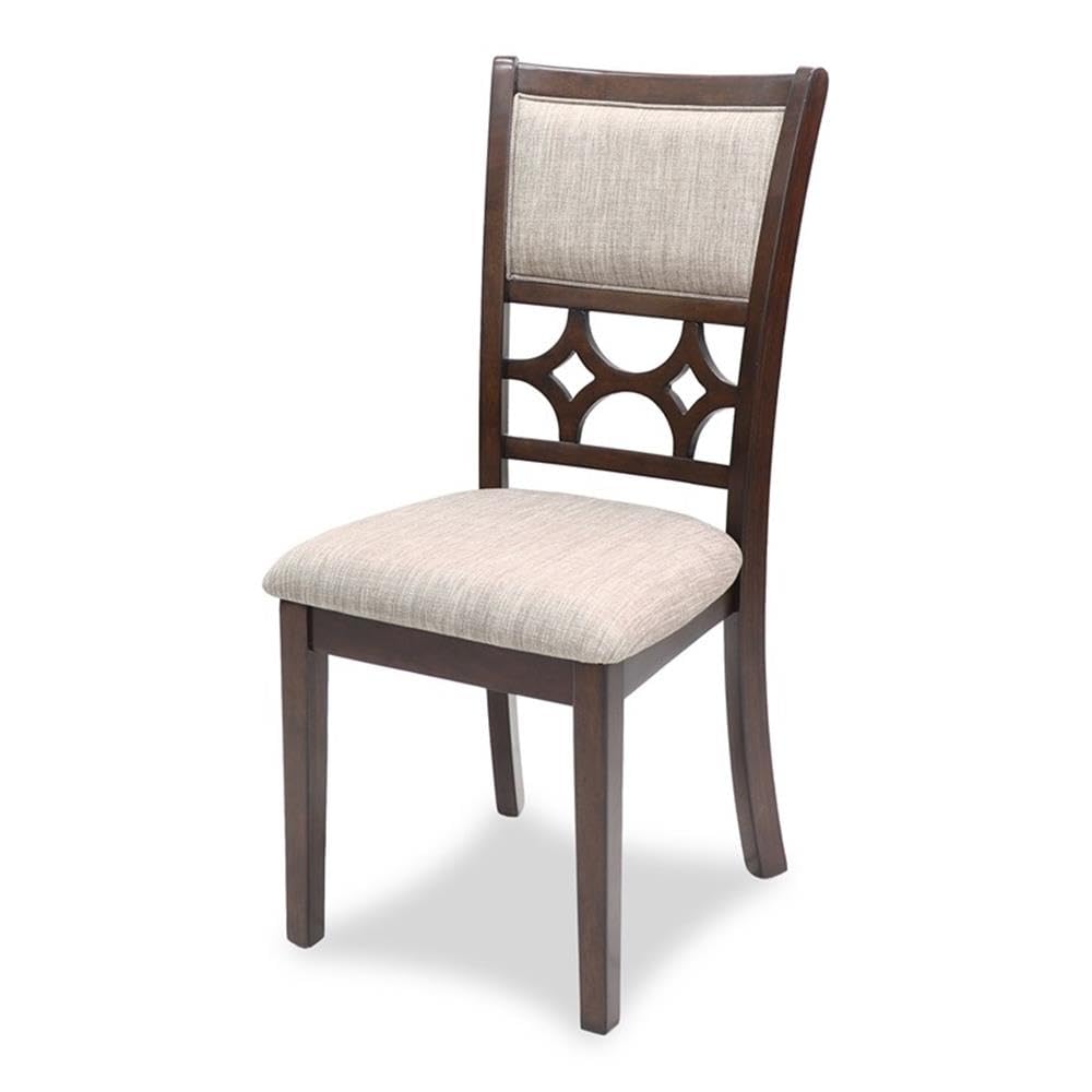 New Classic Furniture Mitchell Dining Room Table, Beige and Brown