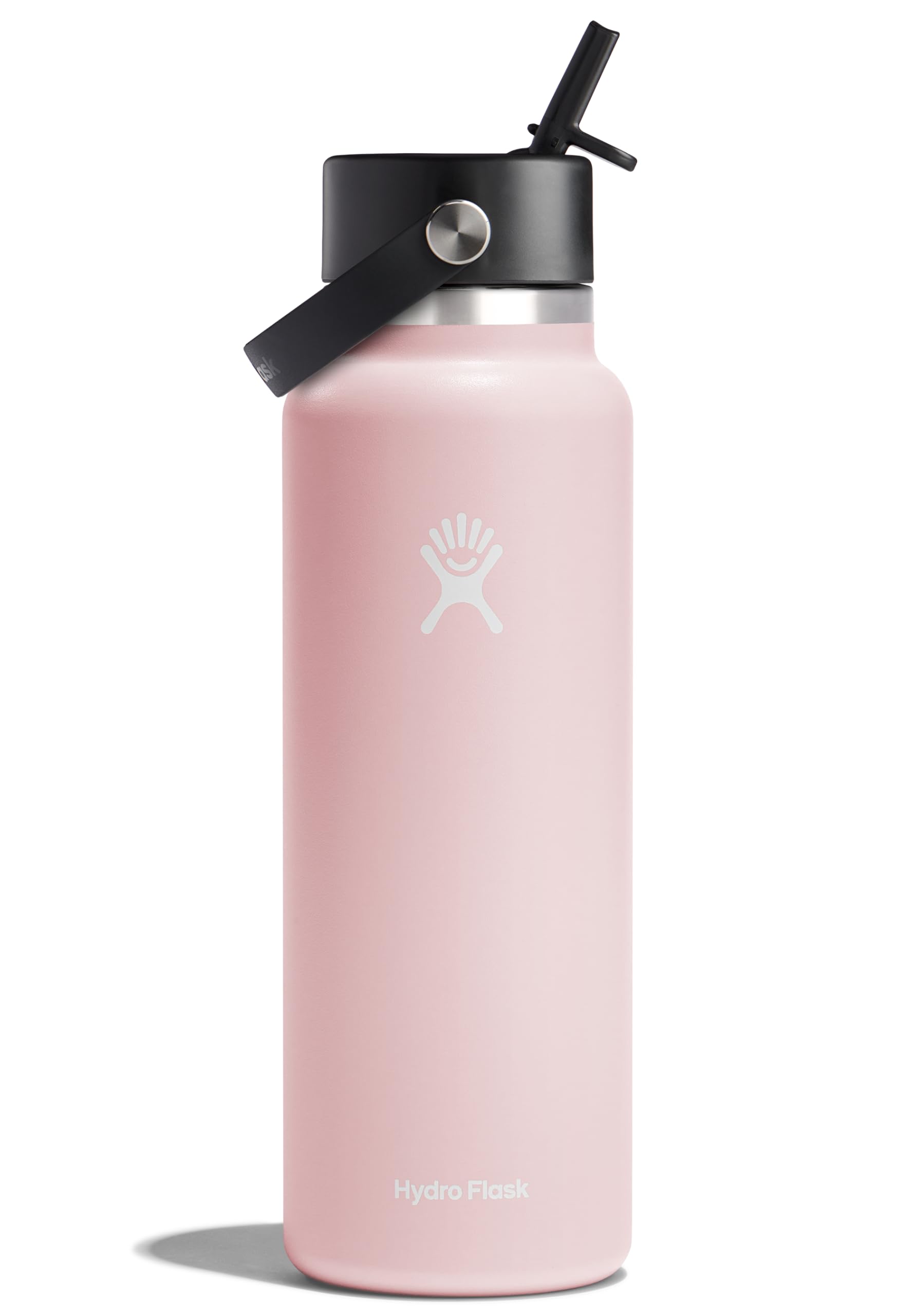 Hydro Flask Water Bottle - Insulated Stainless Steel - Wide Straw Lid, Non Spill, Leakproof in 24 Oz Forest Green Arc