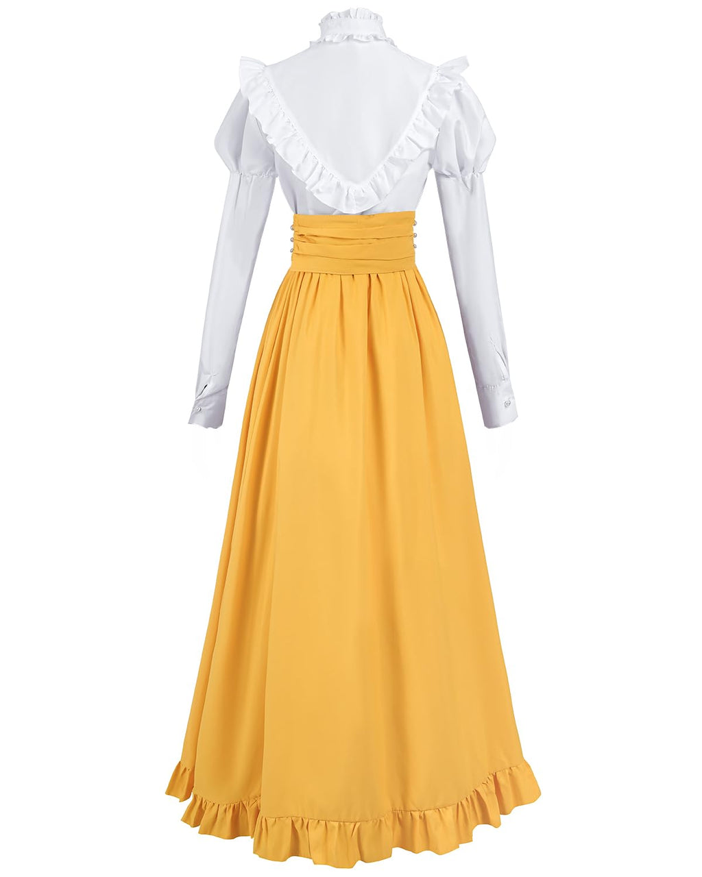 Victorian Dress for Women 2-Pieces 1800s Edwardian Dress Ball Gown Renaissance Costume