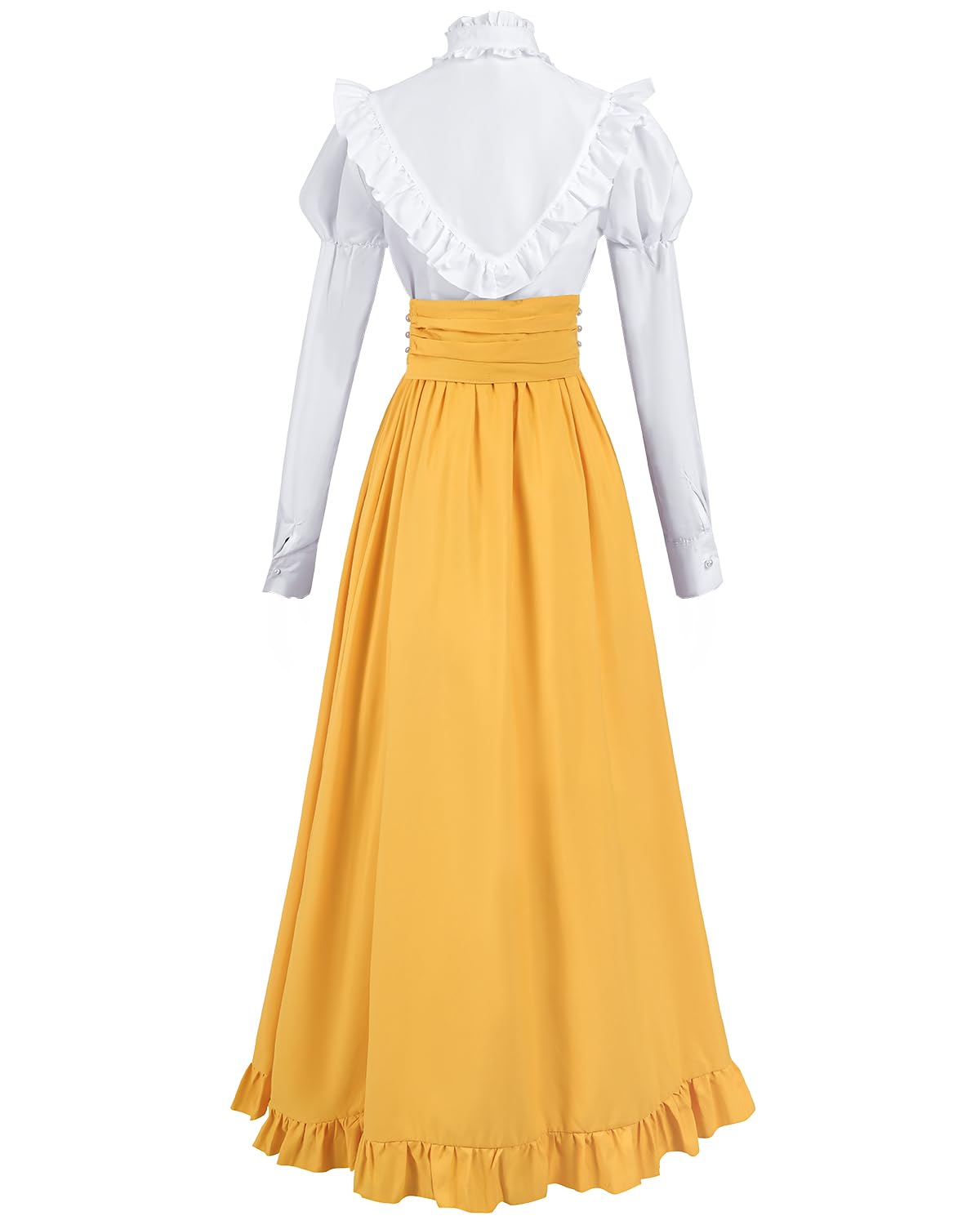 Victorian Dress for Women 2-Pieces 1800s Edwardian Dress Ball Gown Renaissance Costume