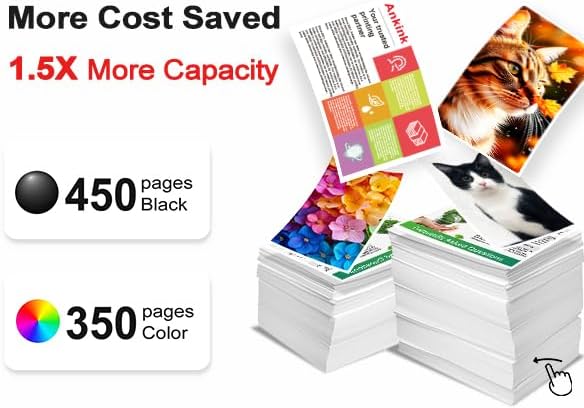 Ankink 275XL 276XL 3-Pack Compatible Ink Cartridge Replacement for Canon PG 275 CL 276 XL PG275XL CL276XL PG275 CL276 XL (2 Black & 1 Color) for TS3522 TR4720 TR4700 TR4722 TS3500 TS3520 Printer