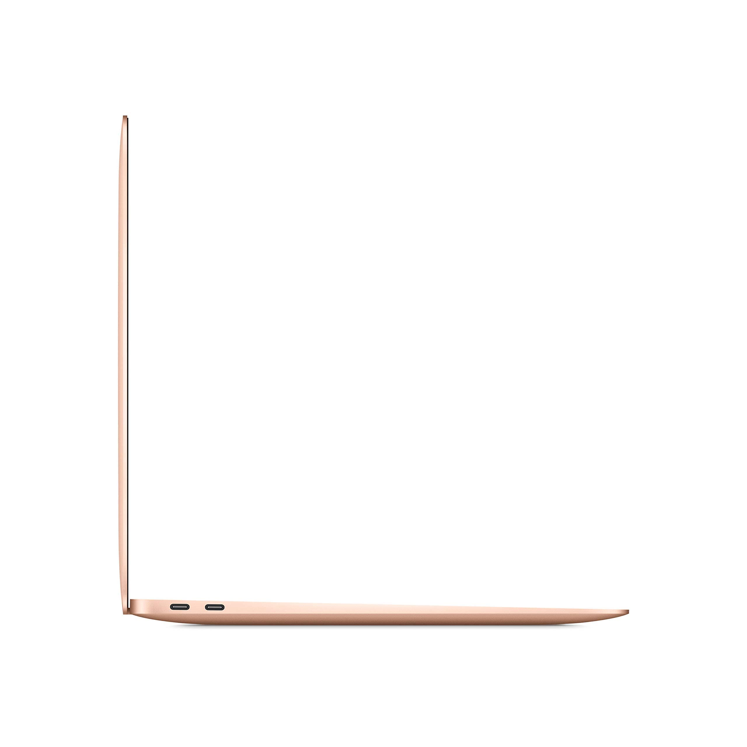 Apple Late 2020 MacBook Air with Apple M1 Chip, 13-inch, 8GB RAM, 256GB SSD, Gold (Renewed) | 256GB SSD, Renewed, M1, 2020, Gold, 13 inch