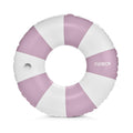 FUNBOY Giant Vintage Stripe Inflatable Tube Pool Float with Cup Holder 48" Large Pool Float for Adults Inner Tube Swimming Pool Toys Swim Rings Pool Lounger Float for Pool Party & Summer