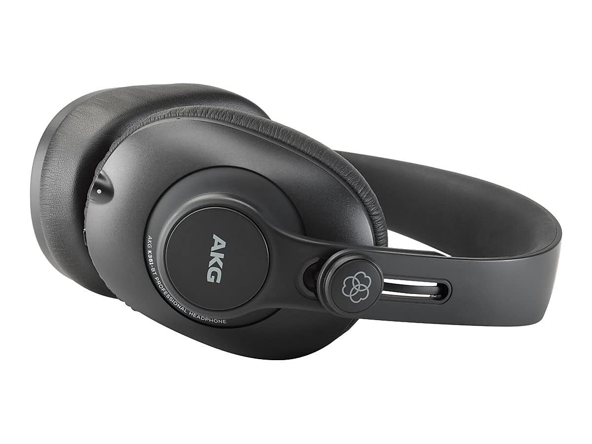 AKG Pro Audio K361 Wired, Over-Ear, Closed-Back, Light Weight, Foldable, Professional Recording Studio Headphones, Studio Monitor Mixing, Podcast, DJ Stereo Headsets, Black
