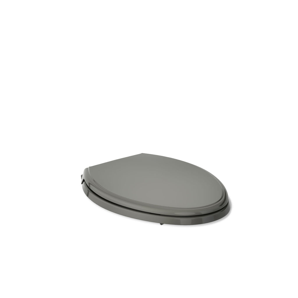 KOHLER 4733-RL-17 Glenbury ReadyLatch Quiet Close Elongated Toilet Seat, Soft Close Toilet Seats, Teal
