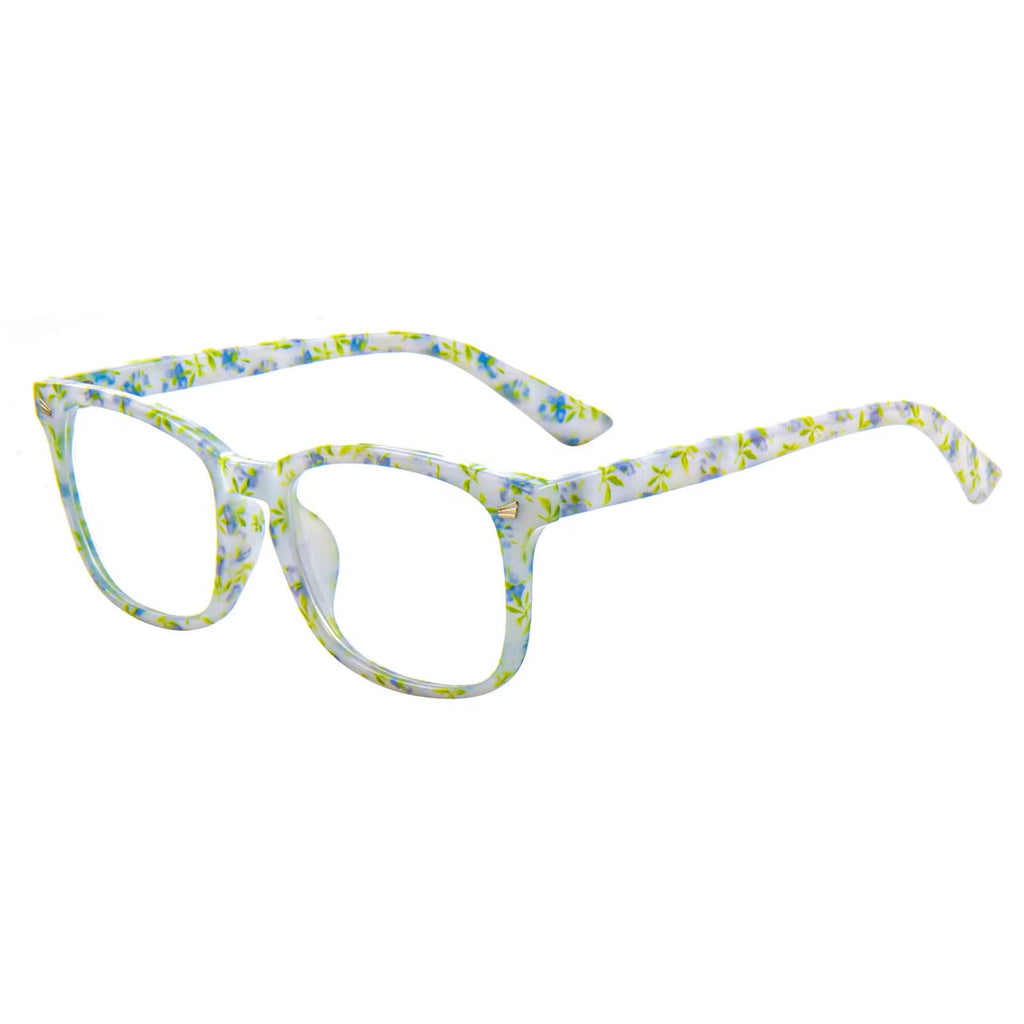 MAXJULI Blue Light Blocking Glasses,Computer Reading/Gaming/TV/Phones Glasses for Women Men(Transparent)