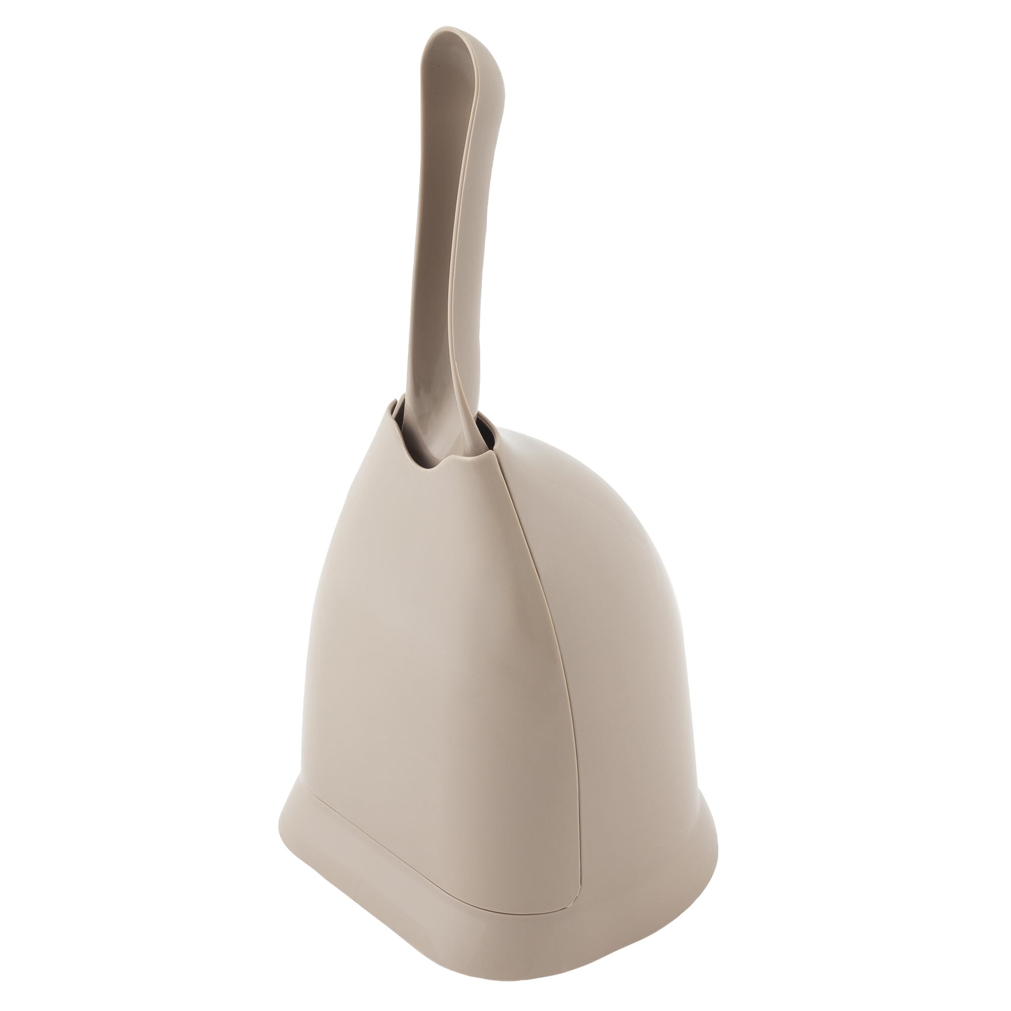 Petmate Scoop N' Hide Cat Litter Scoop with Discreet Litter Scoop Holder, Brushed Nickel