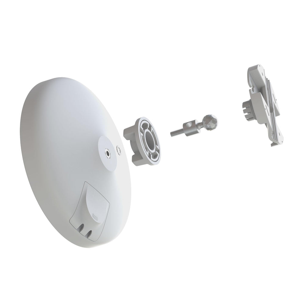 EnGenius Wi-Fi 6 (802.11ax) 5GHz 1,200 Mbps, 2x2 Outdoor Wireless Bridge, 26 dBm, high gain 19 dBi Directional Antenna, IP-55 housing, up to 6 Miles Point-to-Point [EnStation6 KIT]