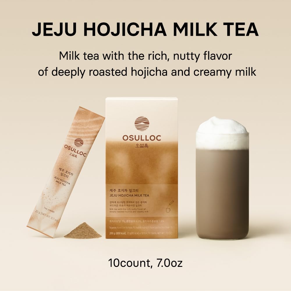 OSULLOC Volcanic Isle Matcha Powder, Ceremonial Grade Korean Matcha, Green tea powder from Jeju Island (1.41oz, 40g)
