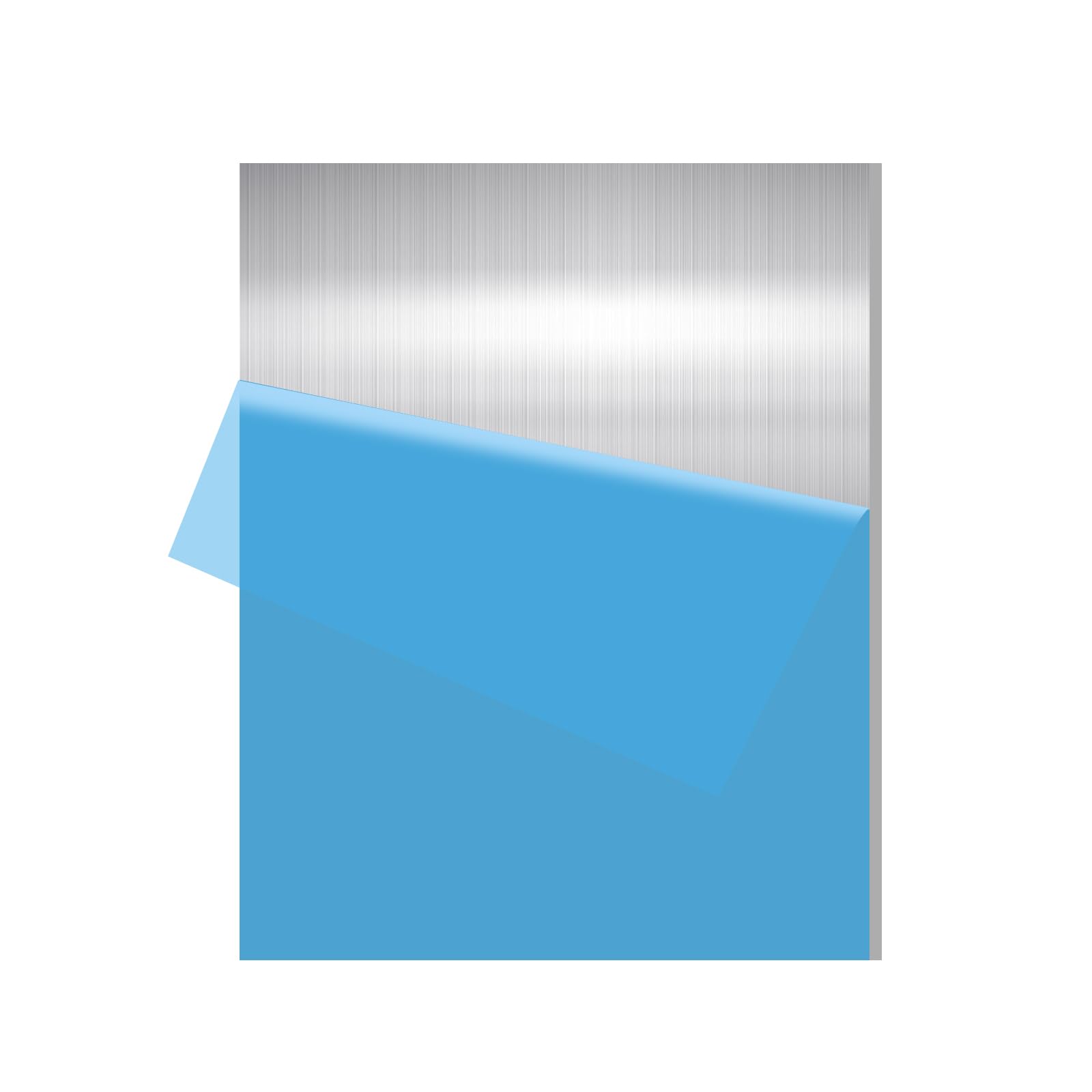 5PCS 6061 Aluminum Sheet Metal 1/4" x 4" x 4", Aluminum Plates Covered with Protective Film, Heat Treatable Aluminum Flat Bar for DIY Craft, Industry