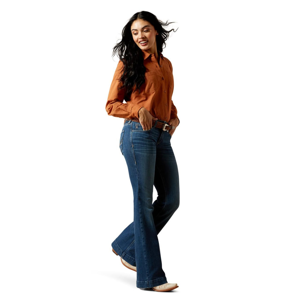 Ariat Women's Ultra Stretch Perfect Rise Katie Flare Jean