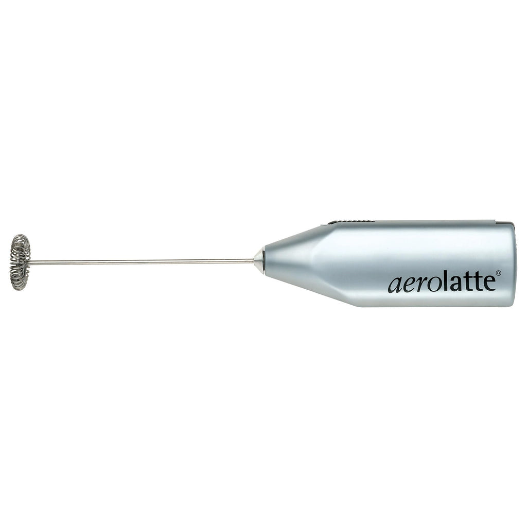 Aerolatte Steam-Free Milk Frother, Polished-Chrome Finish,18/8 Stainless Steel Whisk, BPA-Free Plastic Housing, Batteries Include