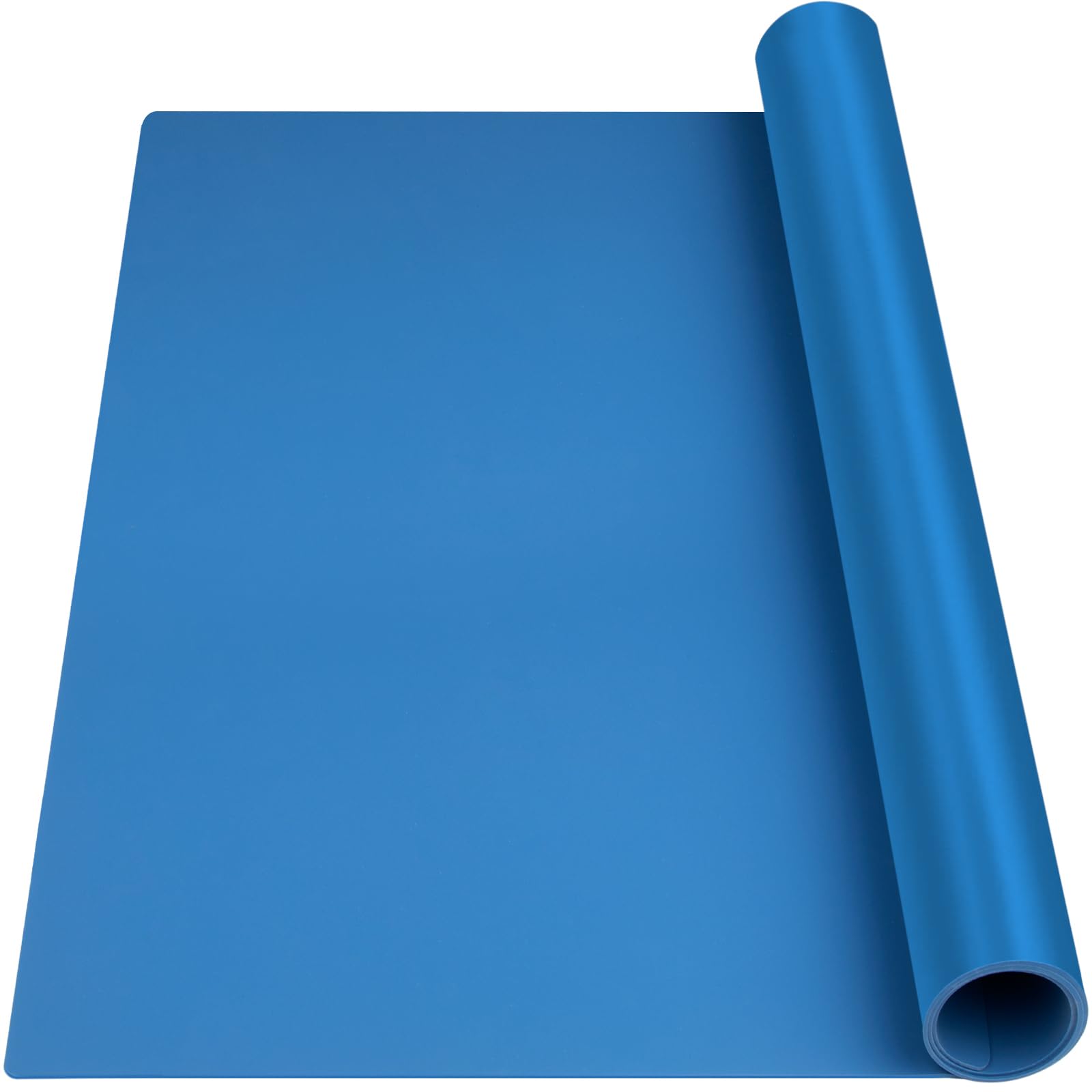 Large Silicone Mat, 72”x16” Heat Resistant Mats for Countertop, Cuttable Waterproof Kitchen Counter Mat, Multipurpose Countertop Protector Mat, Silicone Mats for Kitchen Counter (Black)