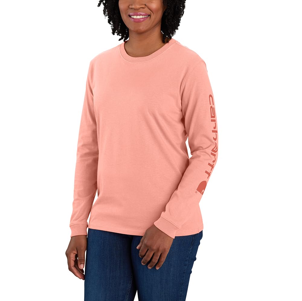 Carhartt Women's Dearborn Loose LS Logo T-Shirt