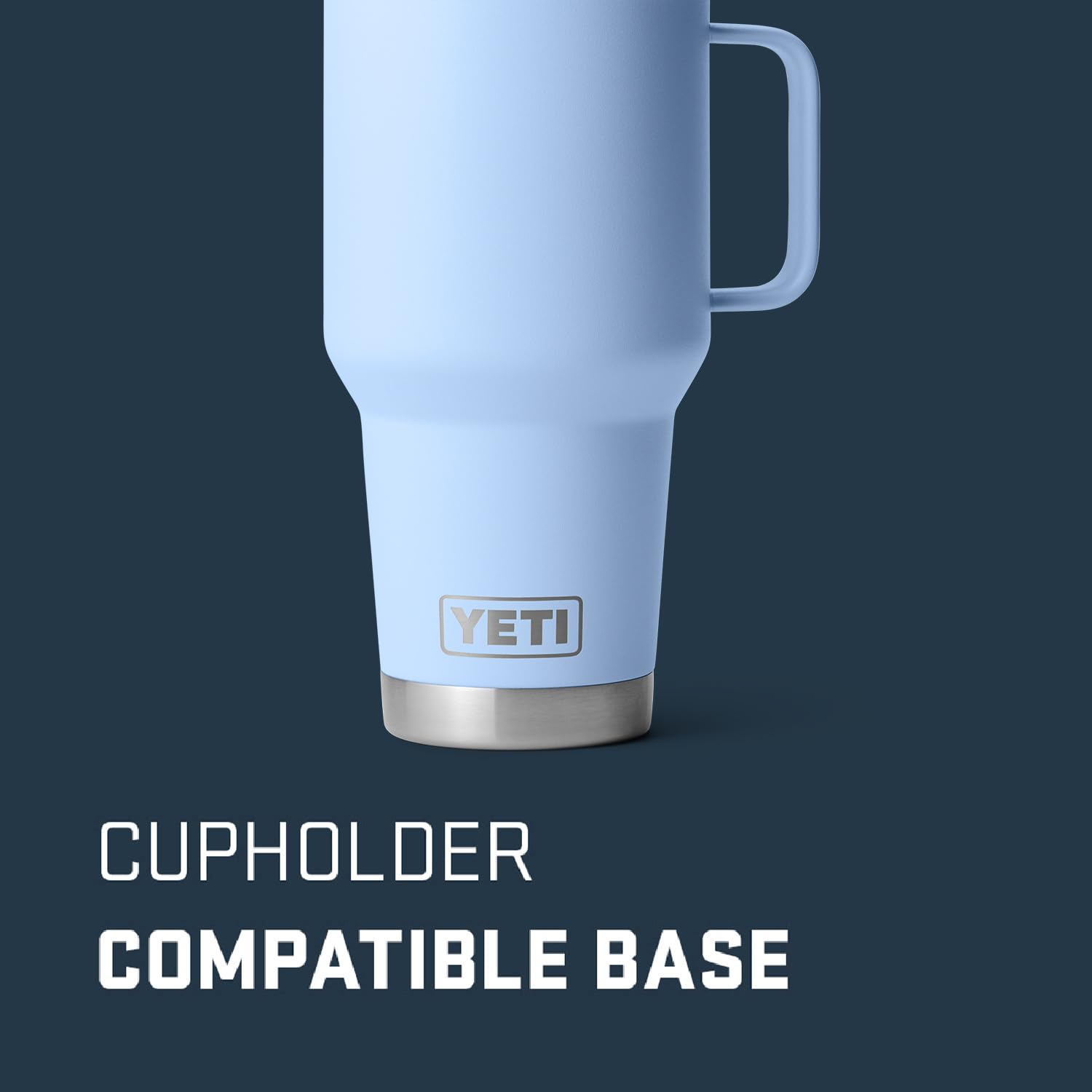 YETI Rambler 30 oz Travel Mug, Stainless Steel, Vacuum Insulated with Stronghold Lid