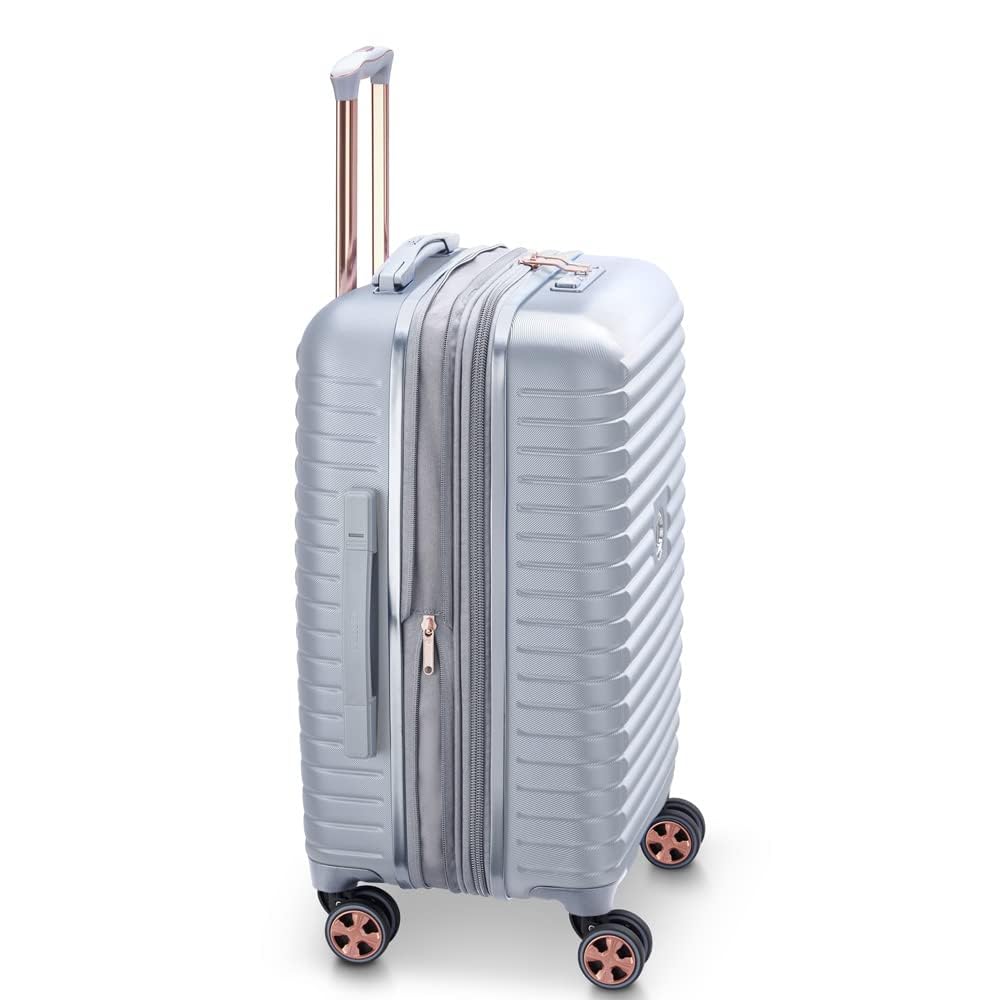 DELSEY PARIS Cruise 3.0 Hardside Expandable Luggage with Spinner Wheels, Black, Carry on 20 Inch