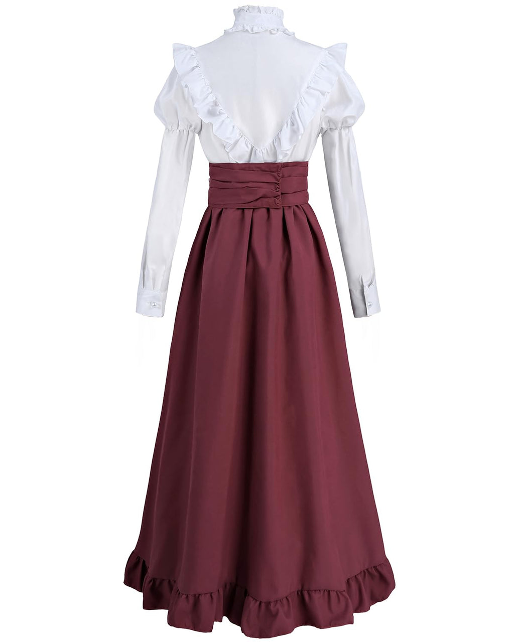Victorian Dress for Women 2-Pieces 1800s Edwardian Dress Ball Gown Renaissance Costume