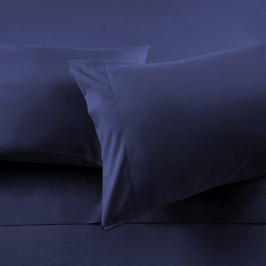 HOMEIDEAS Full Size Bed Sheets - 6 Piece Set (Aqua Blue) - Extra Soft Brushed Microfiber 1800 Bedding Sheets, Deep Pocket, Wrinkle & Fade Free
