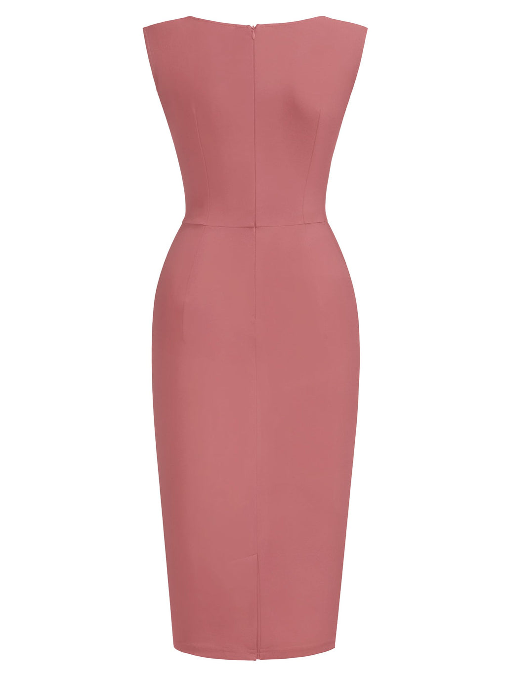 Miusol Women's Retro Ruffle Style Slim Work Pencil Dress