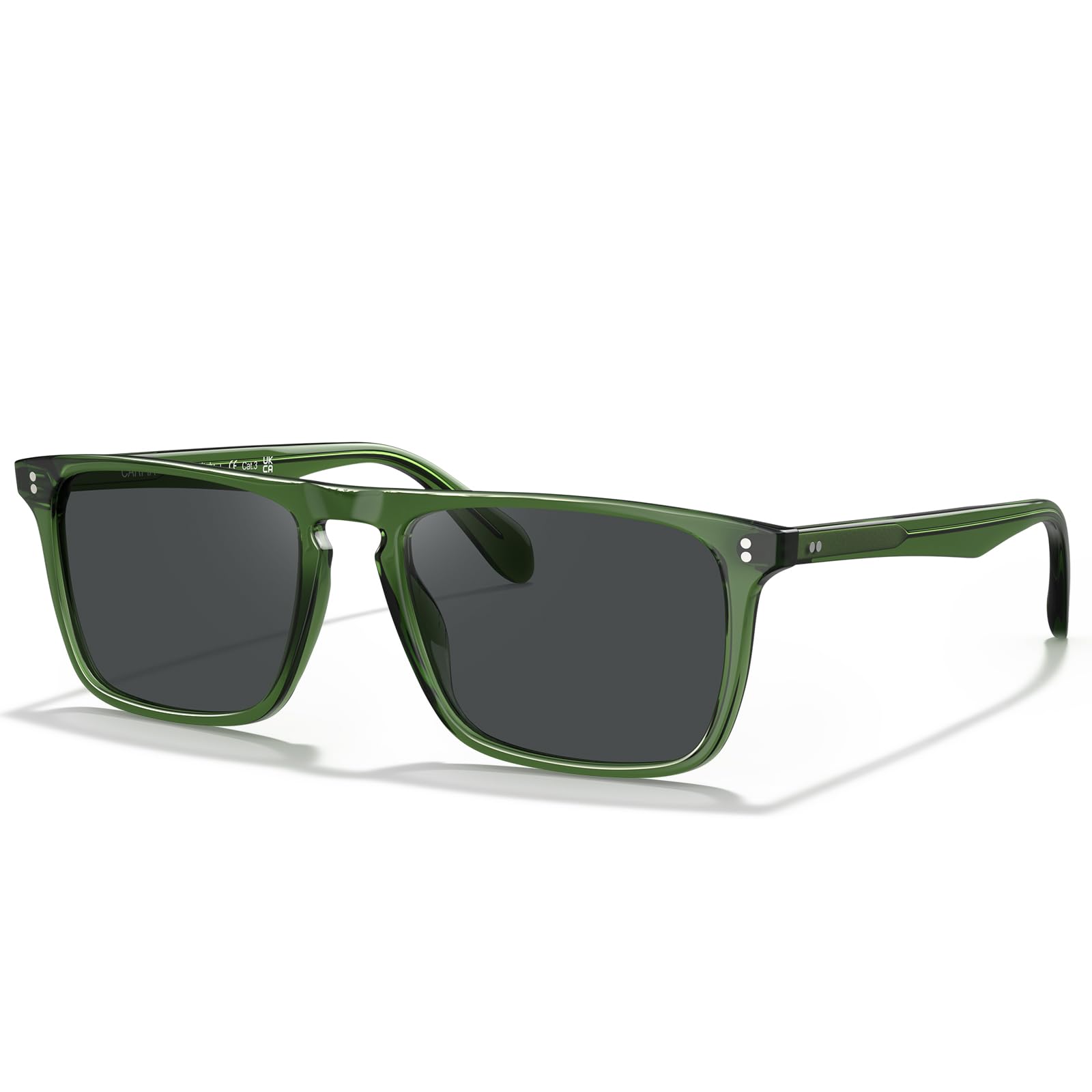 CARFIA Retro Polarized Sunglasses for Men UV Protection Hand-crafted Acetate Frame Fashion Cool Sun Glasses CA53572