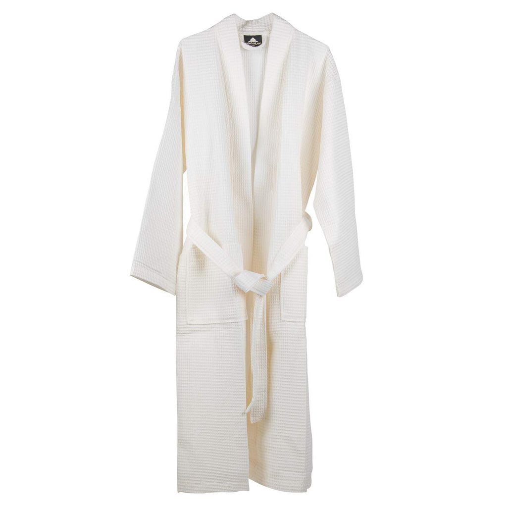 BAGNO MILANO Mens Robes, Waffle Robes For Men, Turkish Cotton Mens Bathrobes