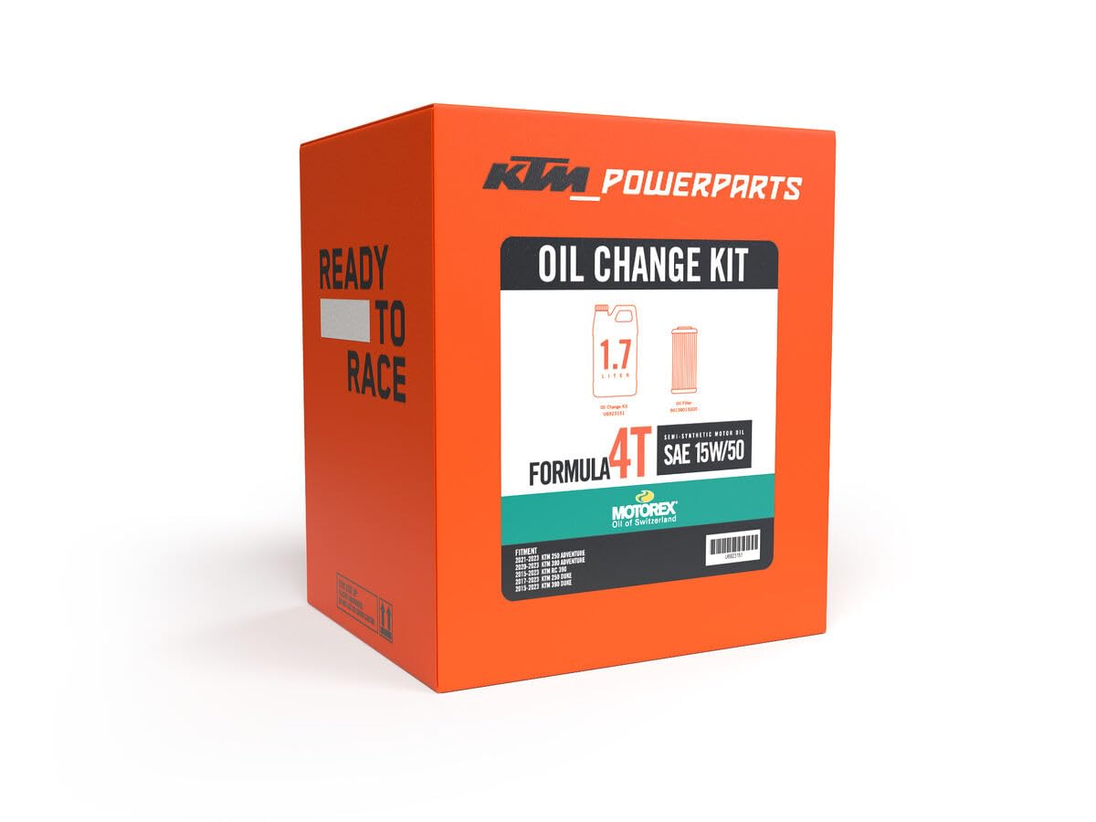 KTM/Motorex Oil Change kit for 250/390 engines