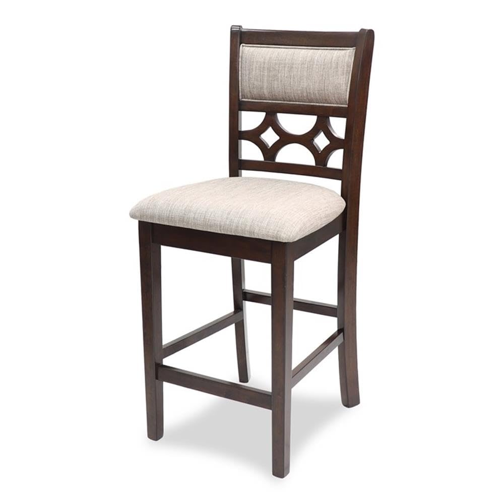 New Classic Furniture Mitchell Dining Room Table, Beige and Brown
