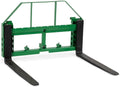 Titan Attachments 50-in Pallet Fork Frame Attachment, 4,000 LB Capacity, Receiver Hitch and 42-in Fork Blades, Fits JD