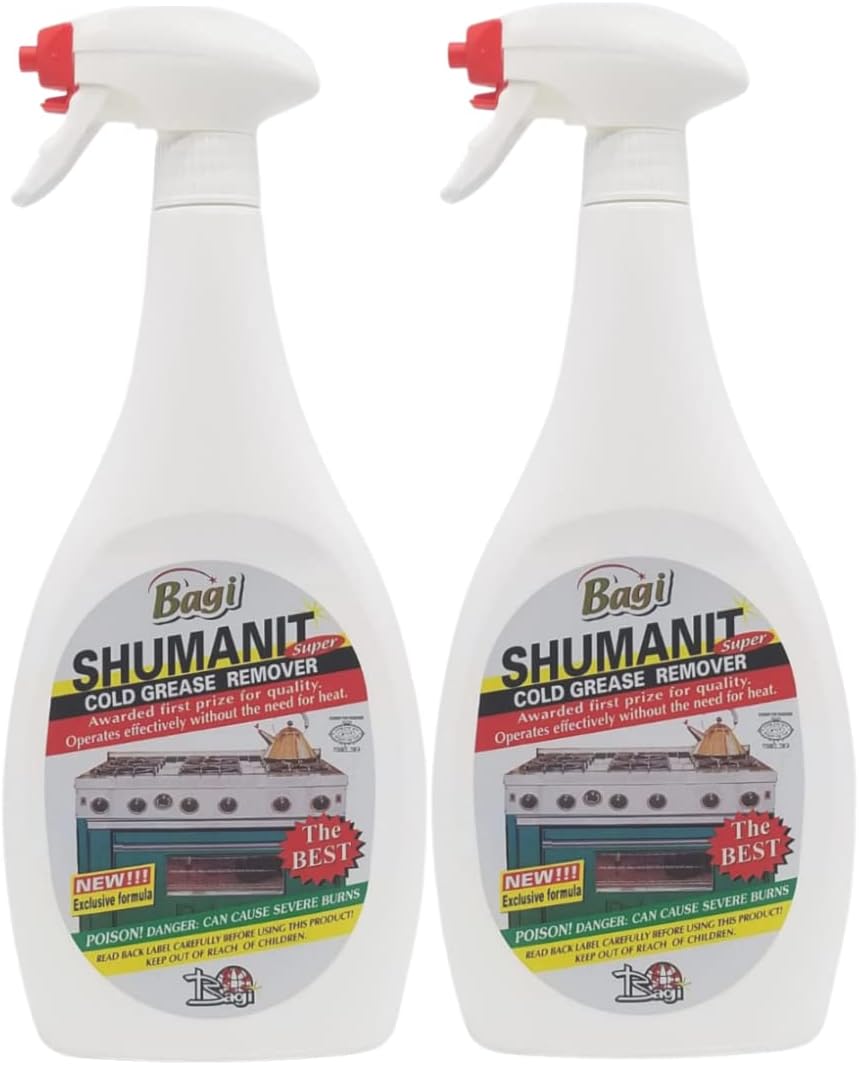 Shumanit Bagi Cold Grease Remover -Kosher For Passover 26.4 Fl Oz (2 Pack)