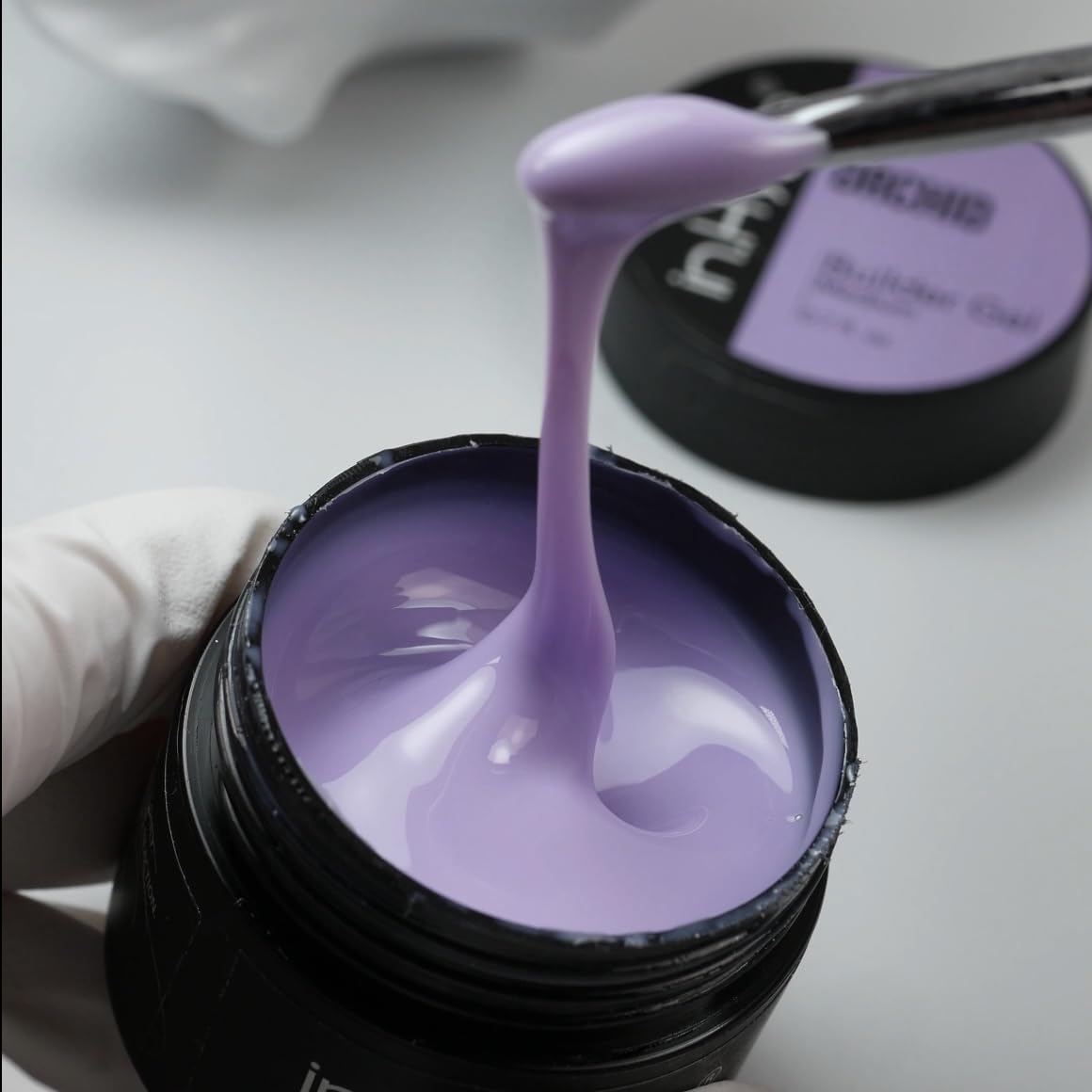IN.HYPE UV/LED Professional Hard/Builder Gel for Nail Extension/Strengthening/Overlays File Off (Baby Pink #3)