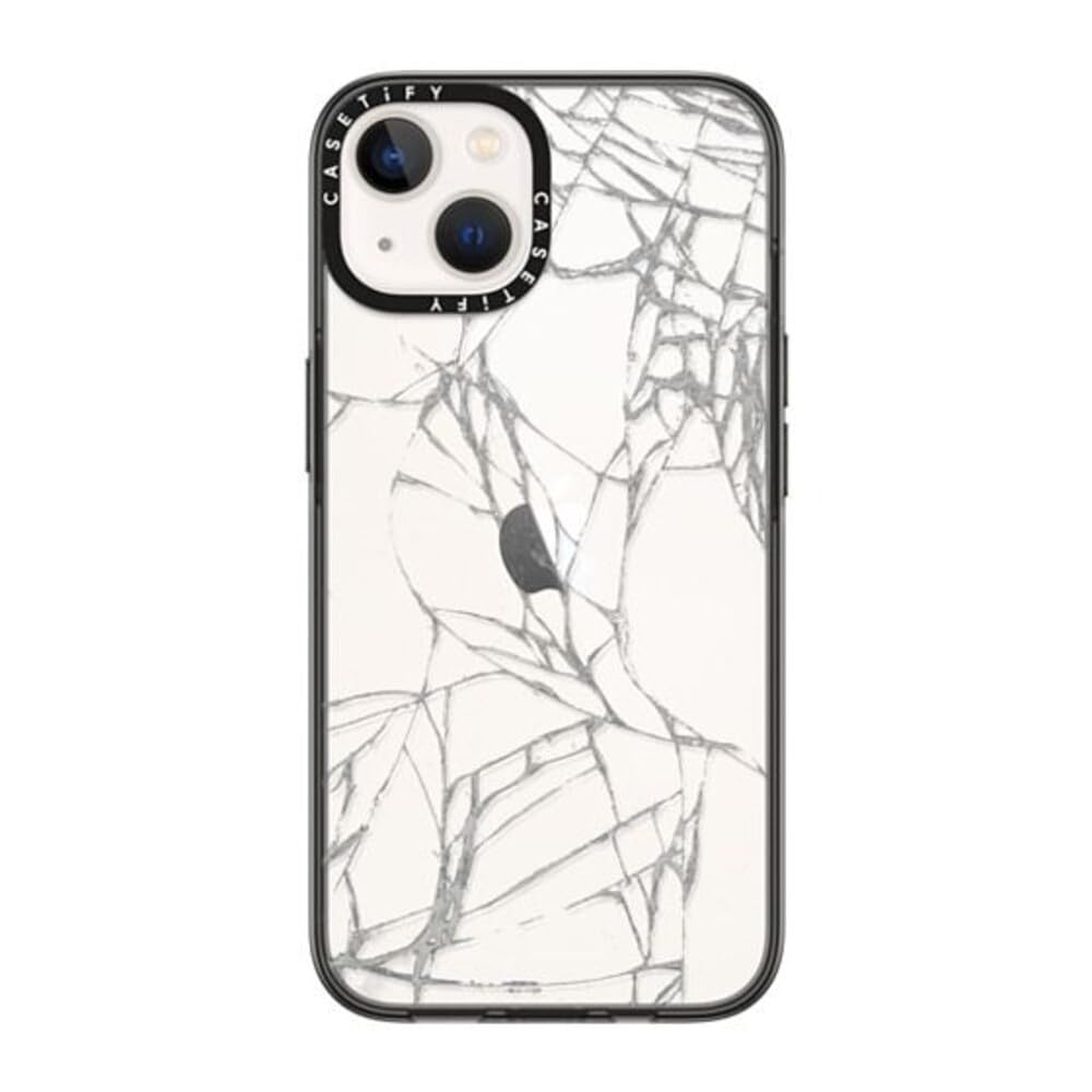 CASETiFY Compact Case for iPhone 13 [Lightweight / 4 ft. 2X Military Grade Drop Protection/Slim] - #1 Mom - Clear Black