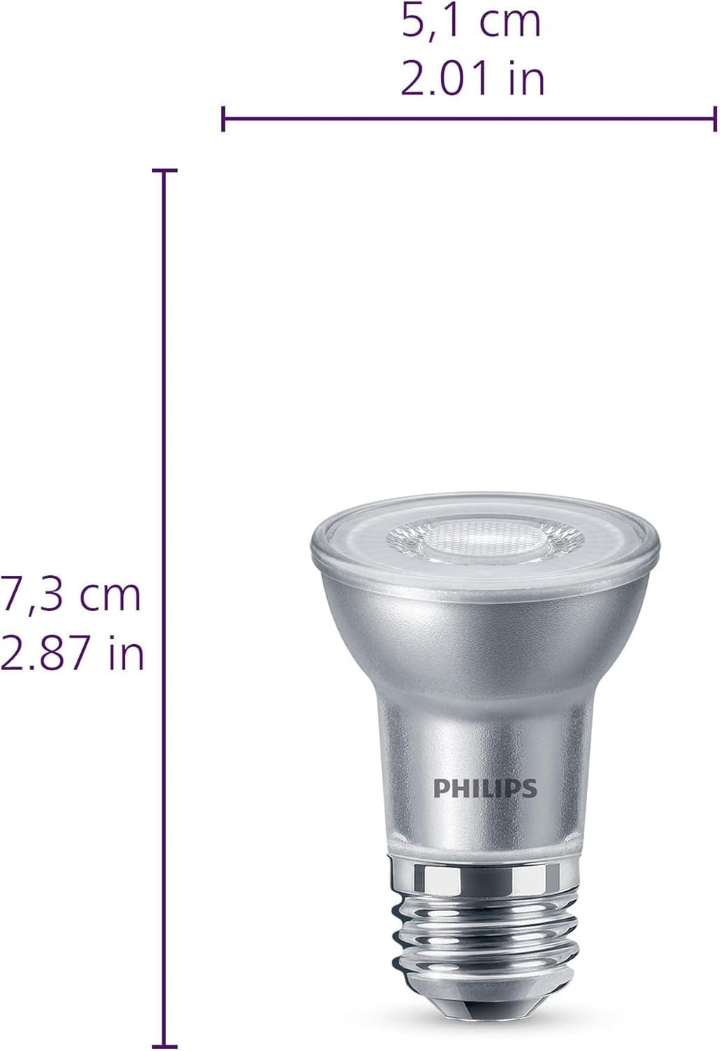 PHILIPS LED 50W PAR16 9-Pack Ultra Definition Bright White (3000K) 400 Lumen (5W = 50W) Dimmable Flicker-Free Light Bulbs