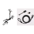 Swagman XTC2 Hitch Mount Bike Rack & Anti-Wobble 1/2" Threaded Hitch Pin and 8' Cable