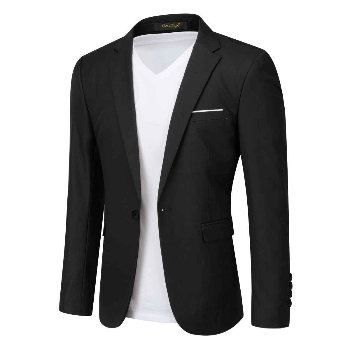 Cloudstyle Men's Suit Jacket One Button Slim Fit Sport Coat Business Daily Blazer