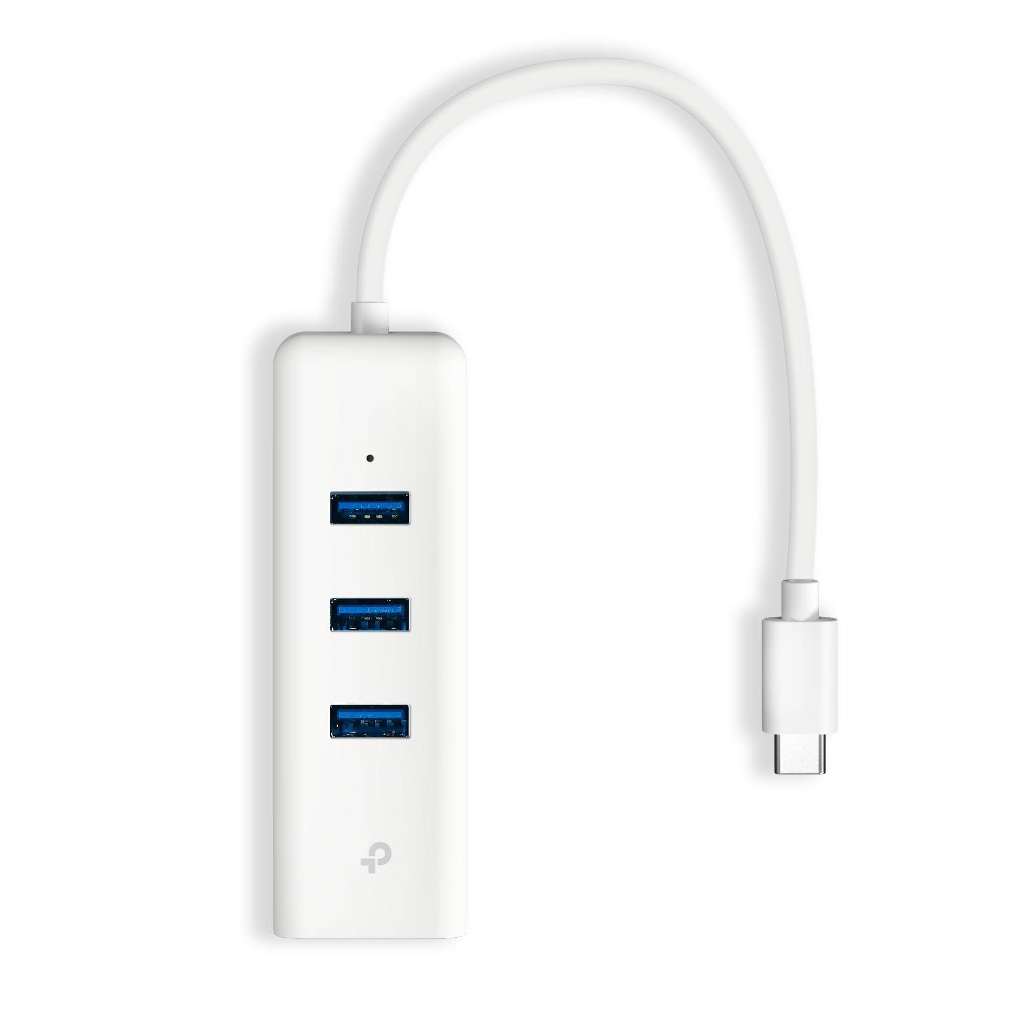 TP-Link Ethernet Splitter 1 to 2, 1000 Mbps High Speed Dual-Port Internet Splitter, Compatible w/ Cat8/7/6/5e/5, USB-C & Ethernet Cables Included, Aluminum Case, Plug and Play for Routers & More EH210